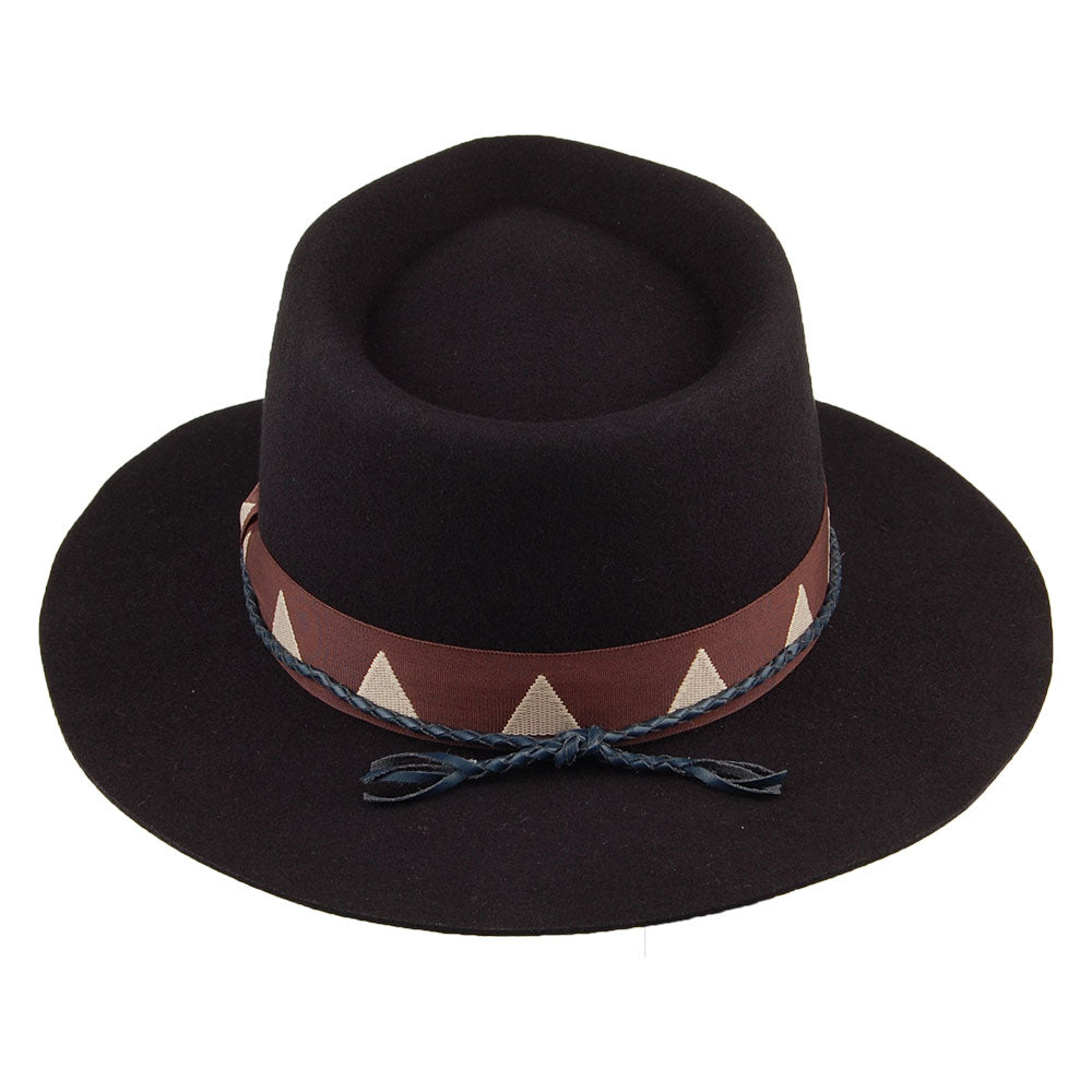 Sombrero Fedora Venice de Brixton - Negro