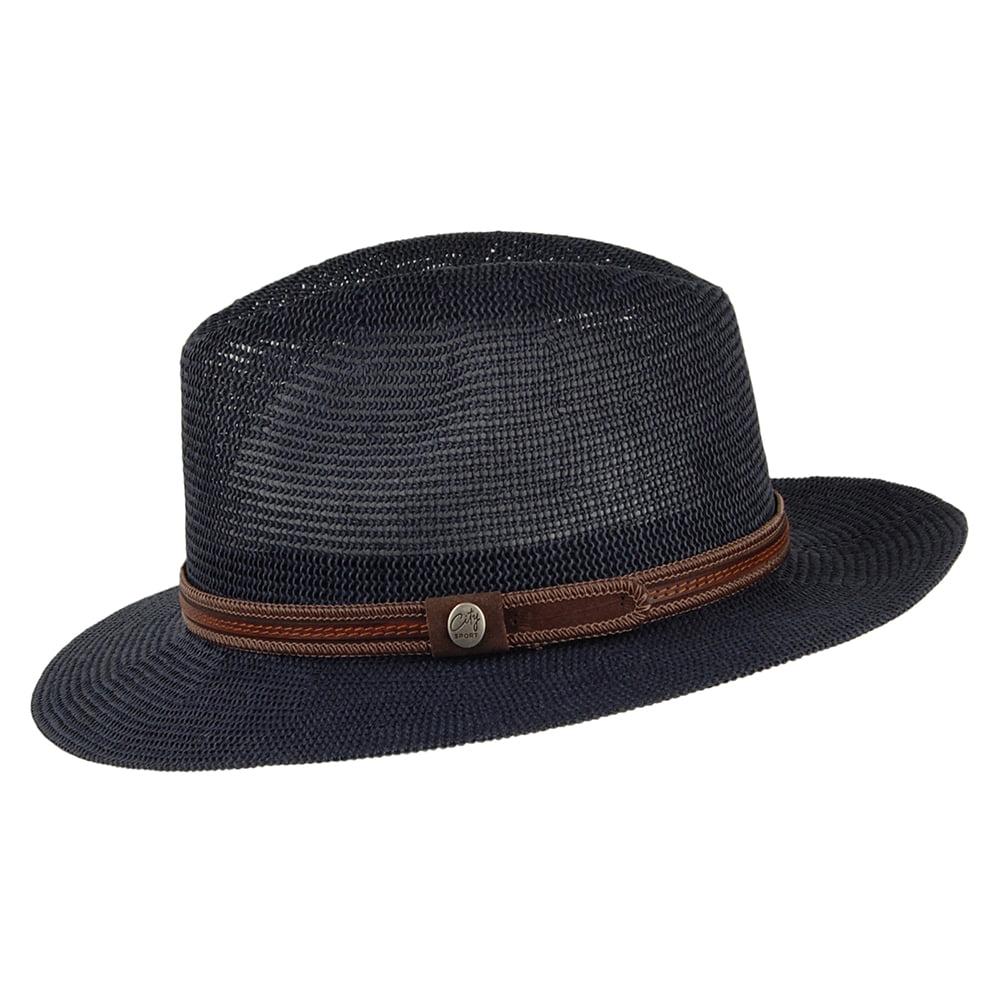 Sombrero Fedora Ontario Safari Safari de City Sport - Azul Marino