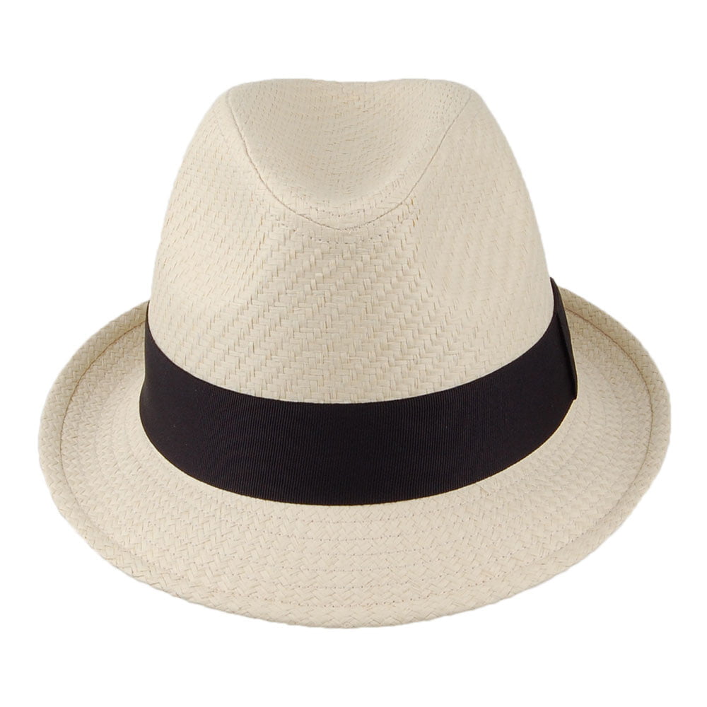 Sombrero Trilby de paja de Failsworth - Decolorado