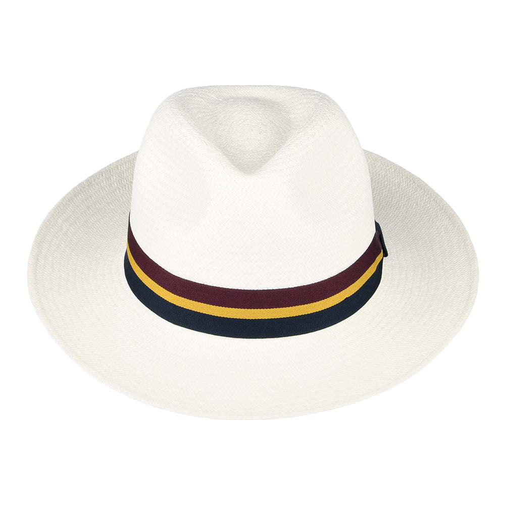 Sombrero Panamá Fedora Regimental de Failsworth - Decolorado