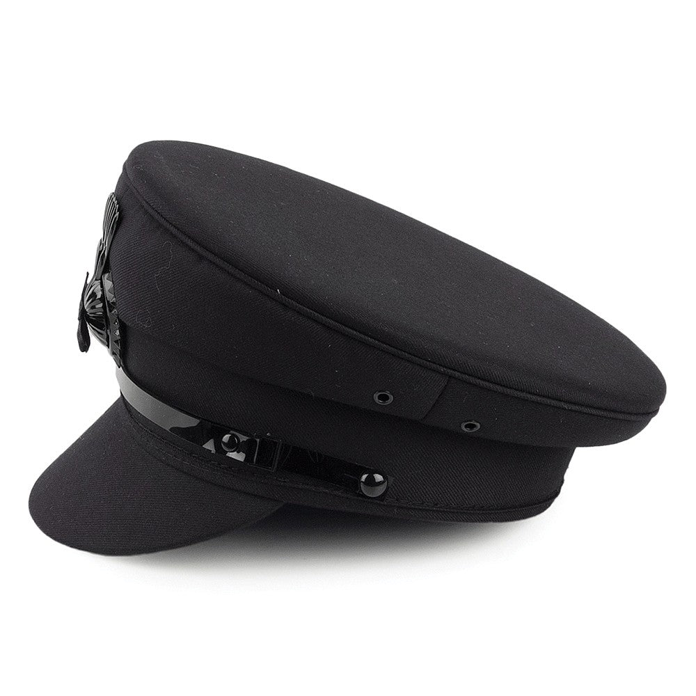 Gorra chófer de Denton - Negro