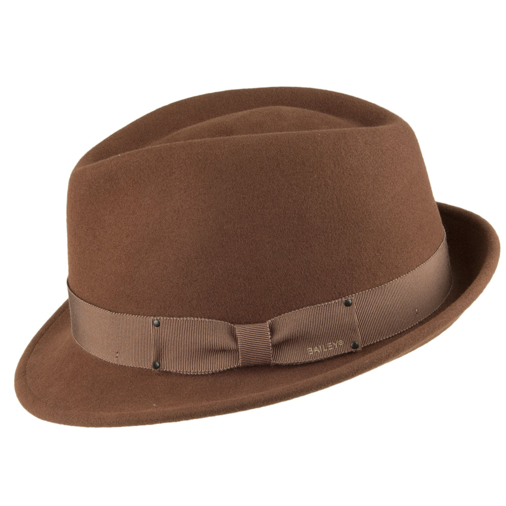 Sombrero Trilby Wynn flexible de Bailey - Rojo Óxido