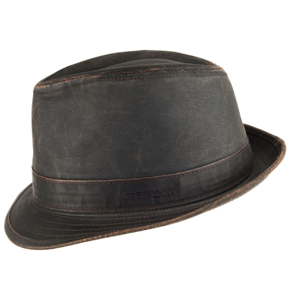 Sombrero Trilby Odessa resistente al agua de Stetson - Marrón