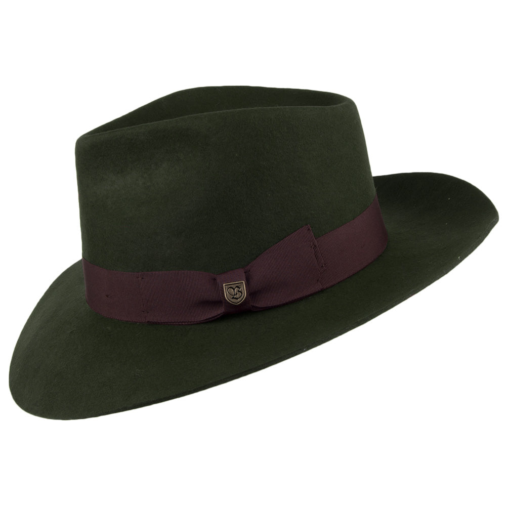 Sombrero Fedora López de Brixton - Oliva Oscuro