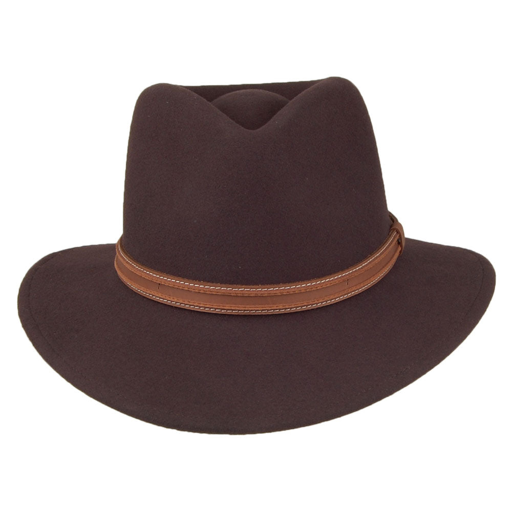 Safari Fedora Camden Fieltro LiteFelt de Bailey - Marrón