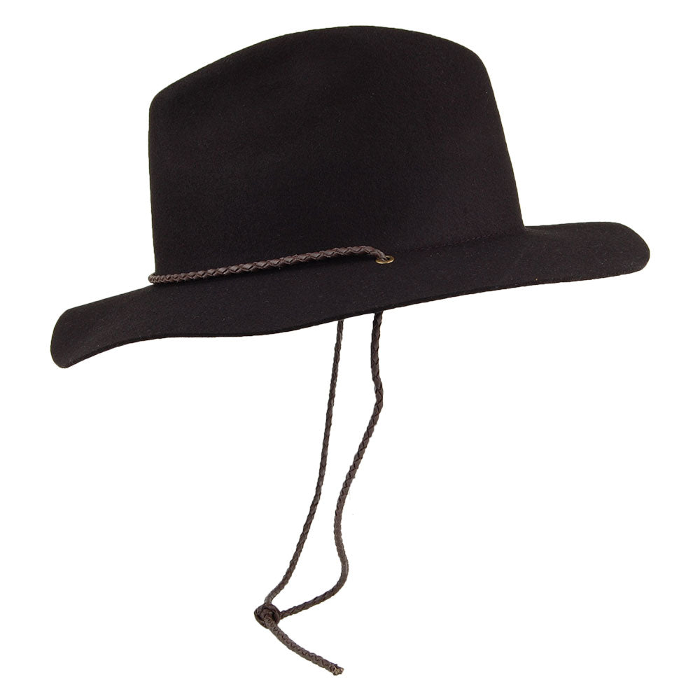 Sombrero Fedora Freeport de Brixton - Negro