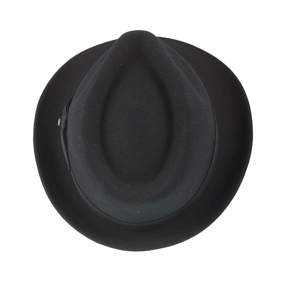 Sombrero Trilby Elkader flexible de Stetson - Negro