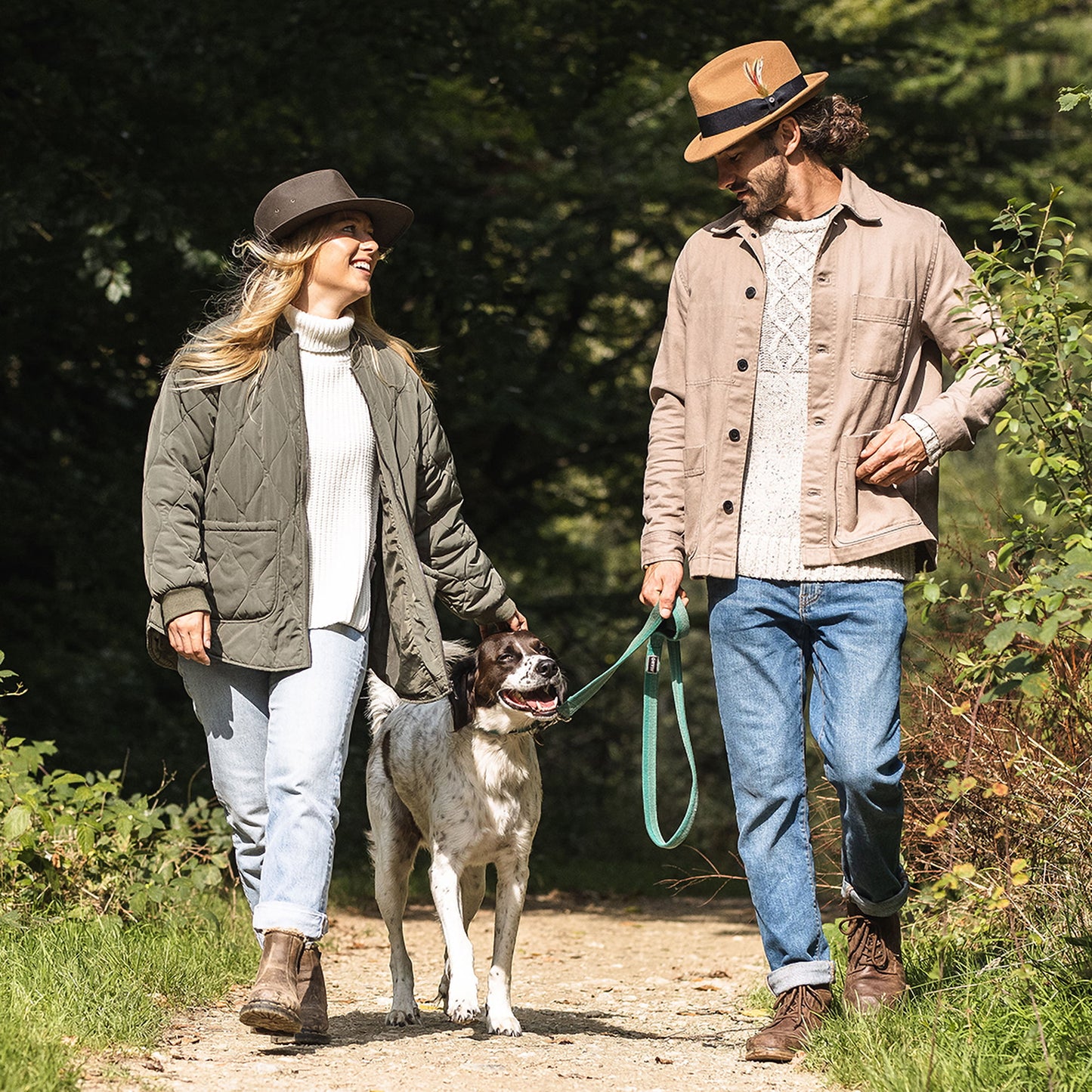Sombrero Trilby Blues plegable de Jaxon & James - Nuez Pecana