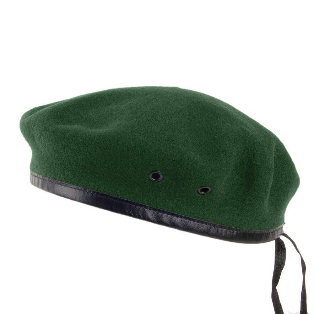 Boina Militar francesa de lana Merino de Laulhère - Verde