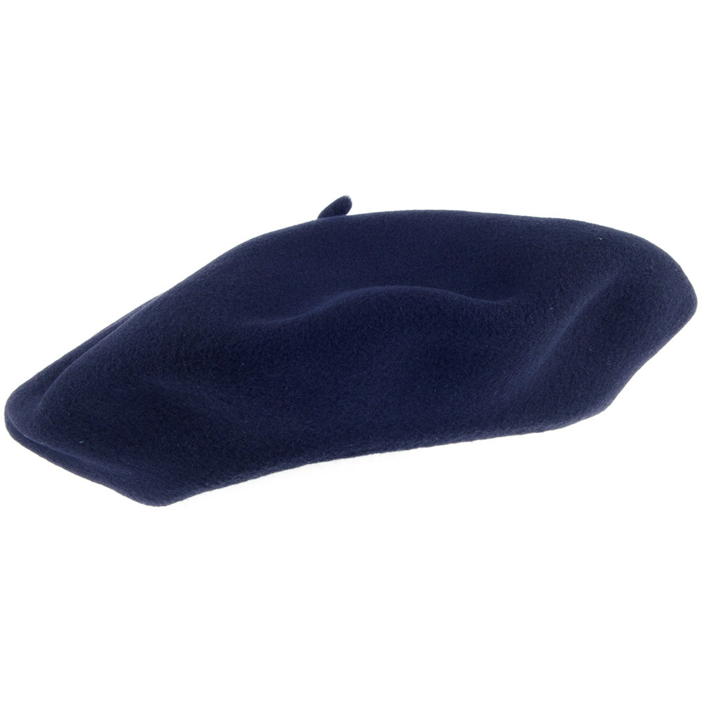 Boina alpina de lana Merino de Laulhère - Azul Marino