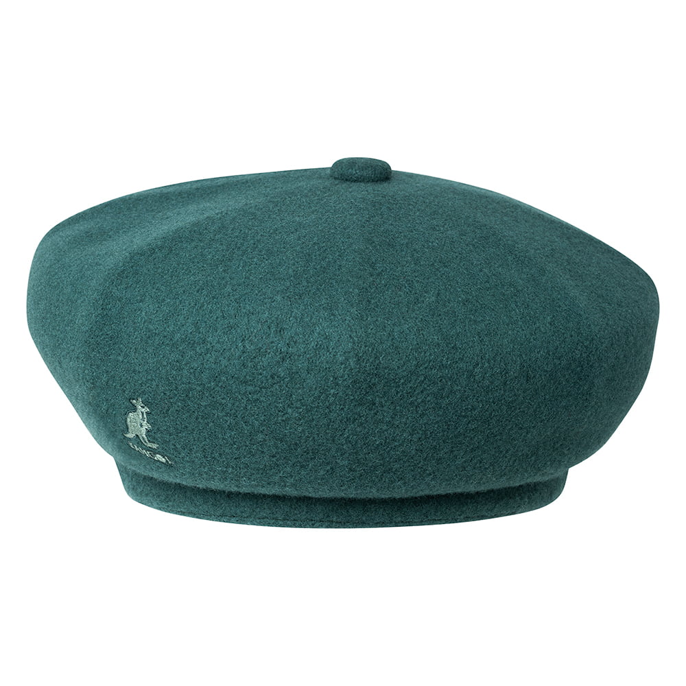 Boina Jax de lana de Kangol - Verde Medianoche