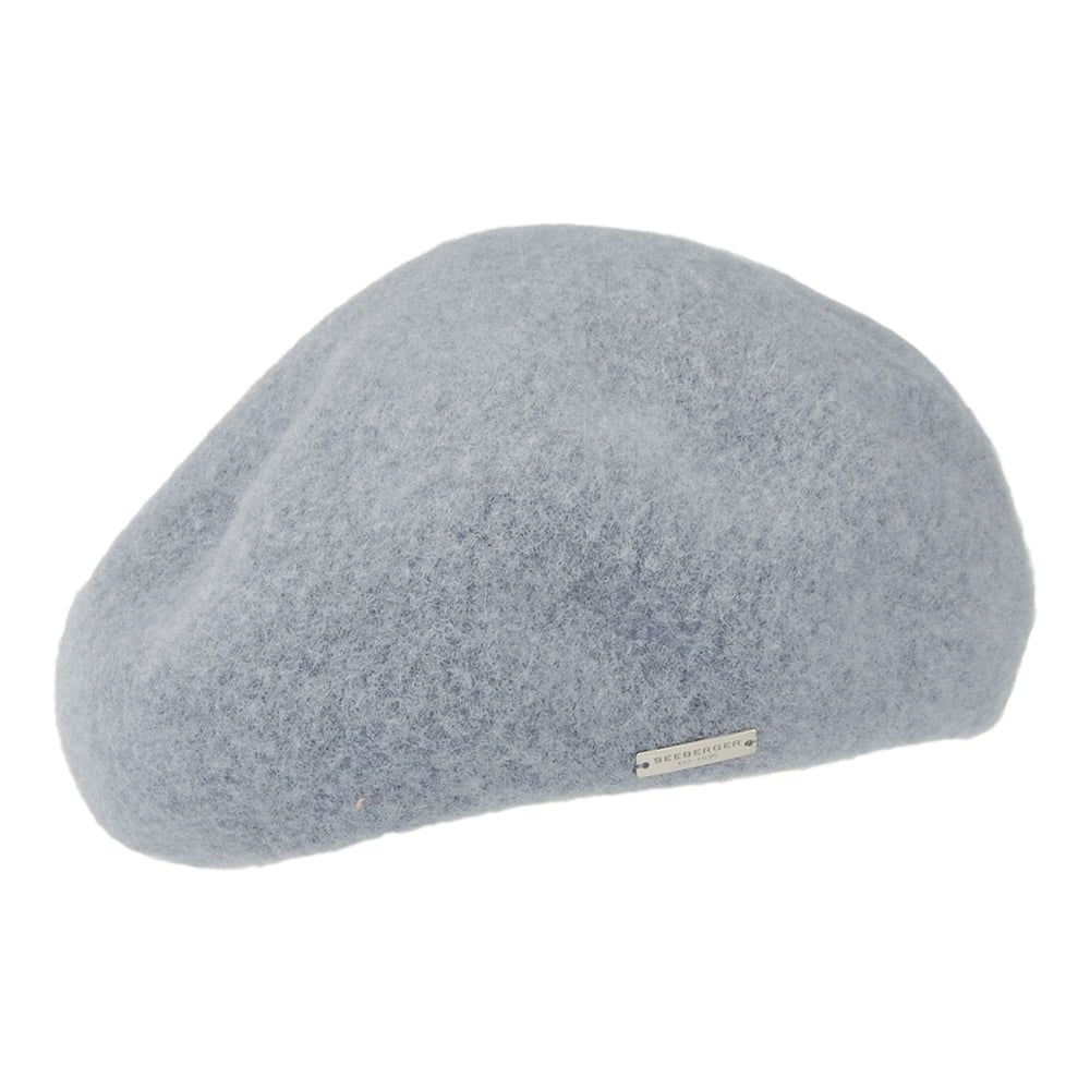 Boina Shaped Invierno de lana de Seeberger - Gris Ahumado
