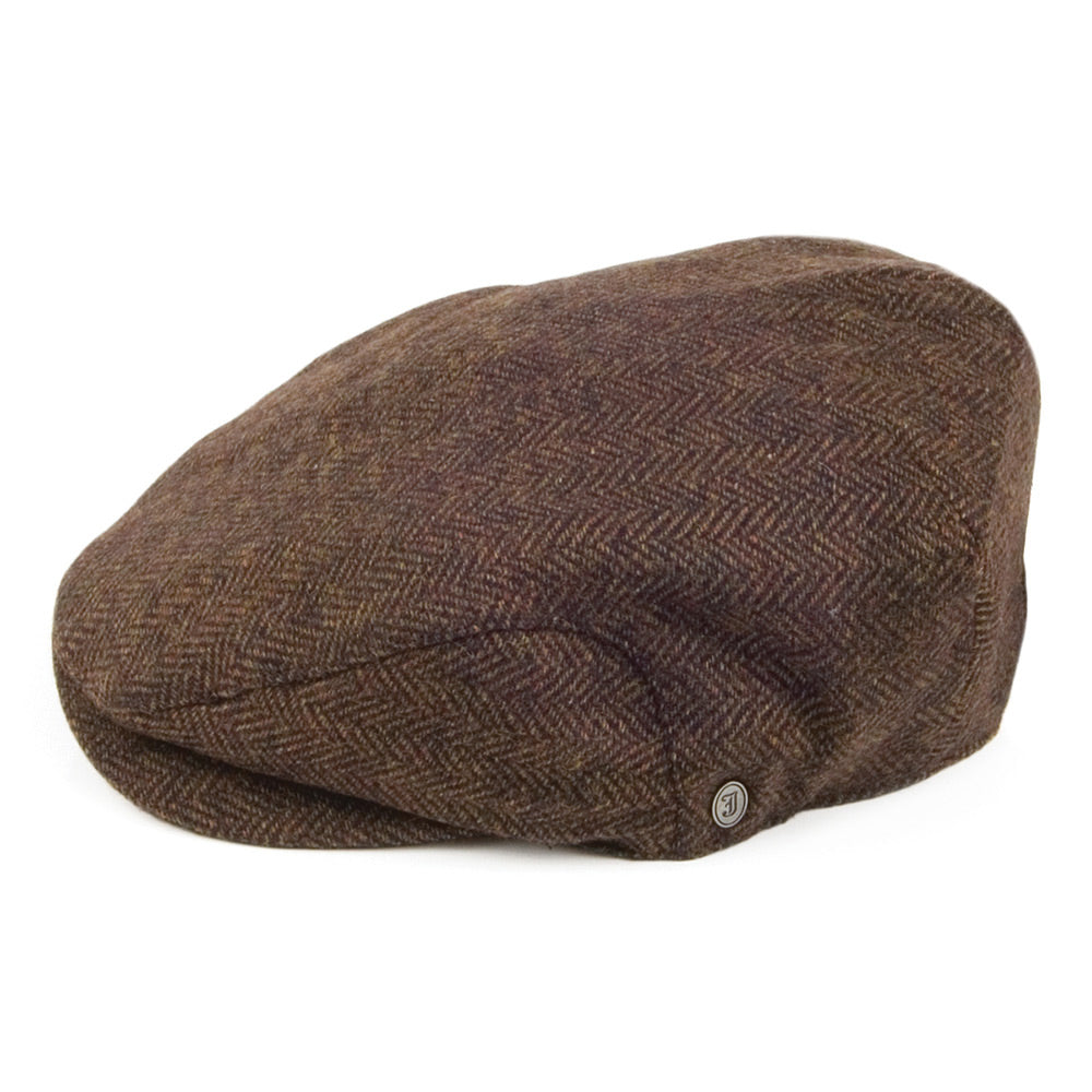 Gorra plana Visera extendida diseño de espiga de Jaxon & James - Marrón
