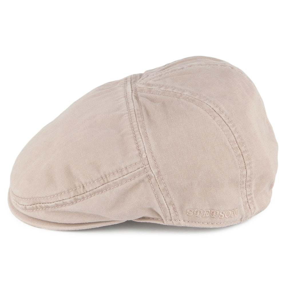 Gorra plana de algodón Paradise de Stetson - Beige