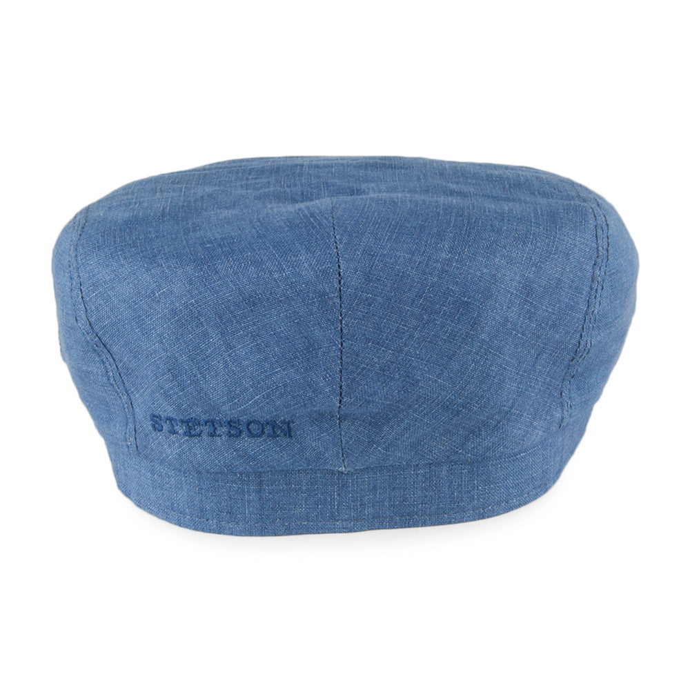Gorra plana Driver de lino de Stetson - Vaquero