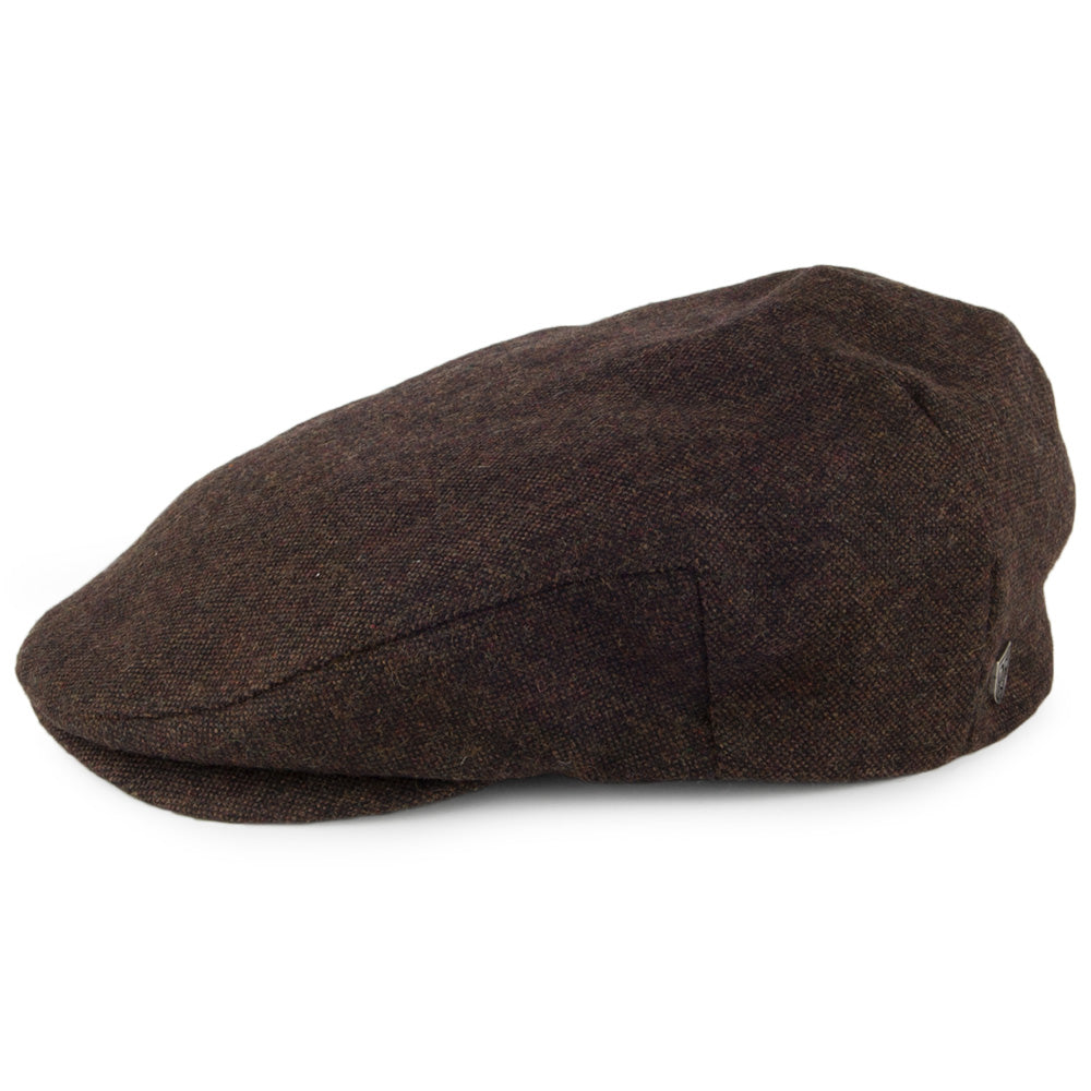 Gorra plana Hooligan Marl de Brixton - Mezcla de Marrones