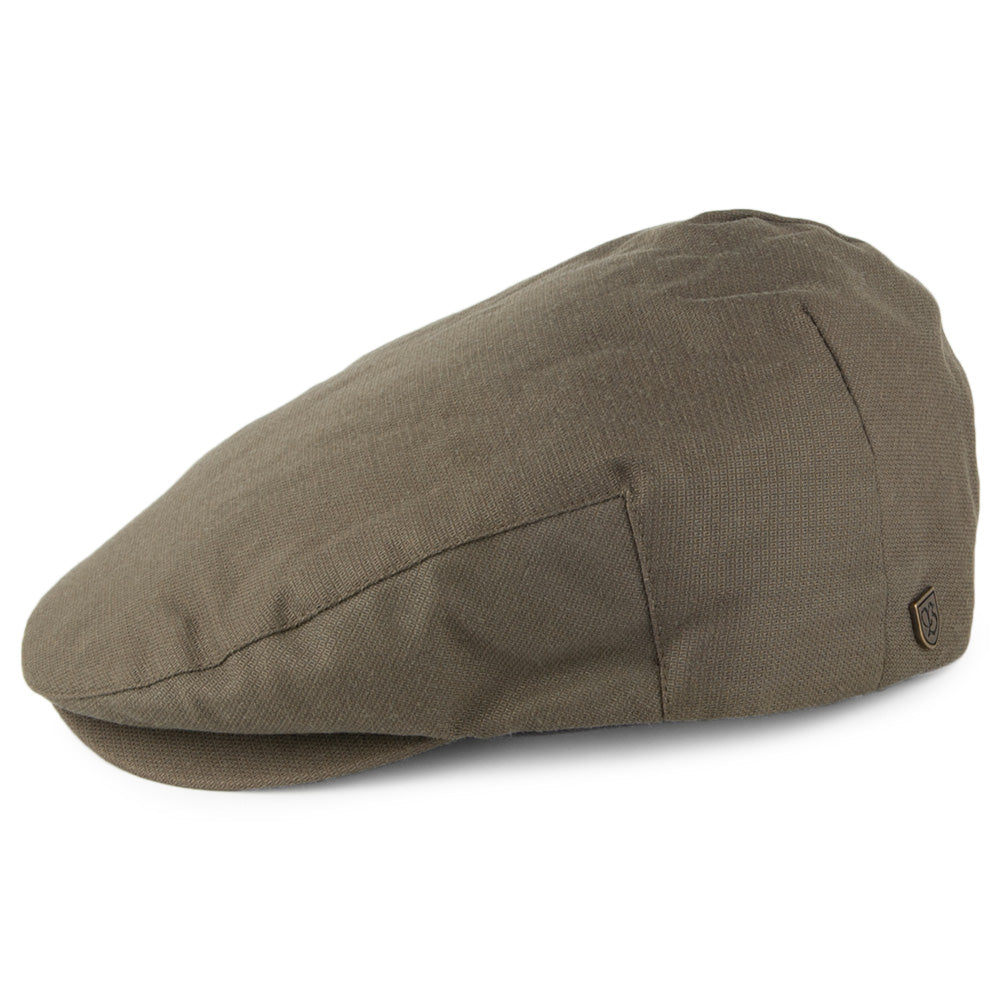 Gorra plana Hooligan de Brixton - Verde Oliva