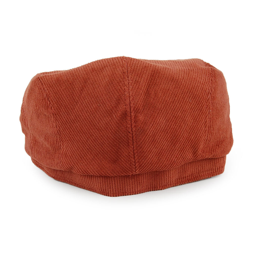Gorra plana Ixia de pana de Barts - Rojo Óxido