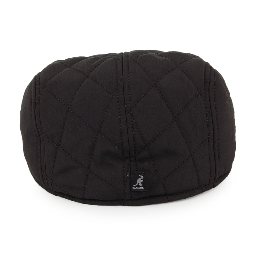 Gorra plana Hidden Layers Driving con orejeras de Kangol - Negro