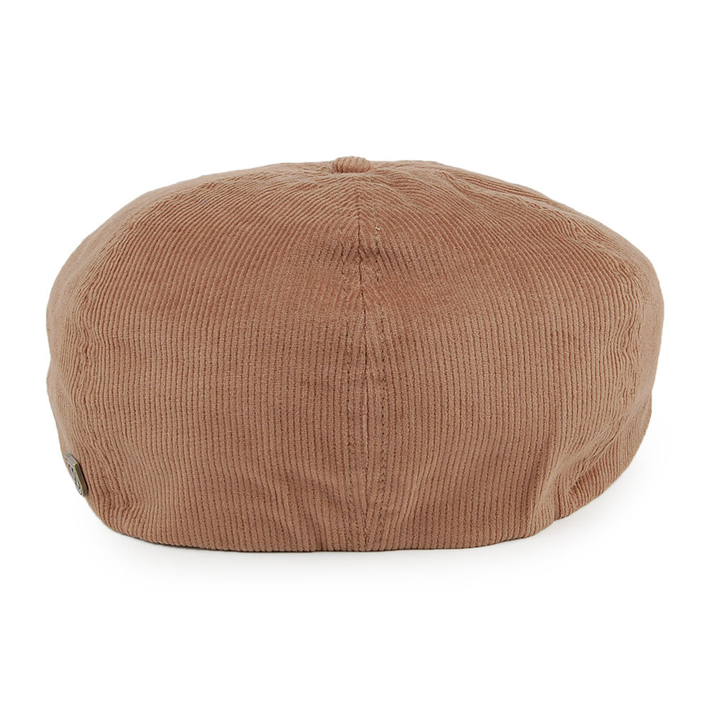 Gorra Newsboy Brood de pana de Brixton - Marrón