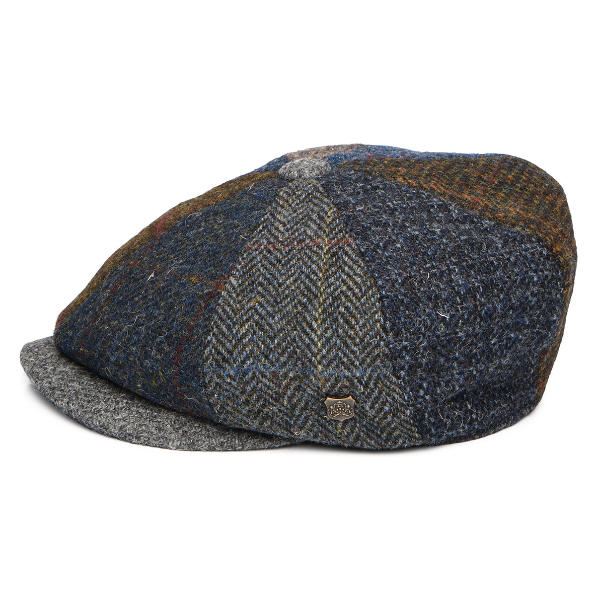 Gorra Newsboy Lewis II de HARRIS TWEED de Failsworth - Multicolor