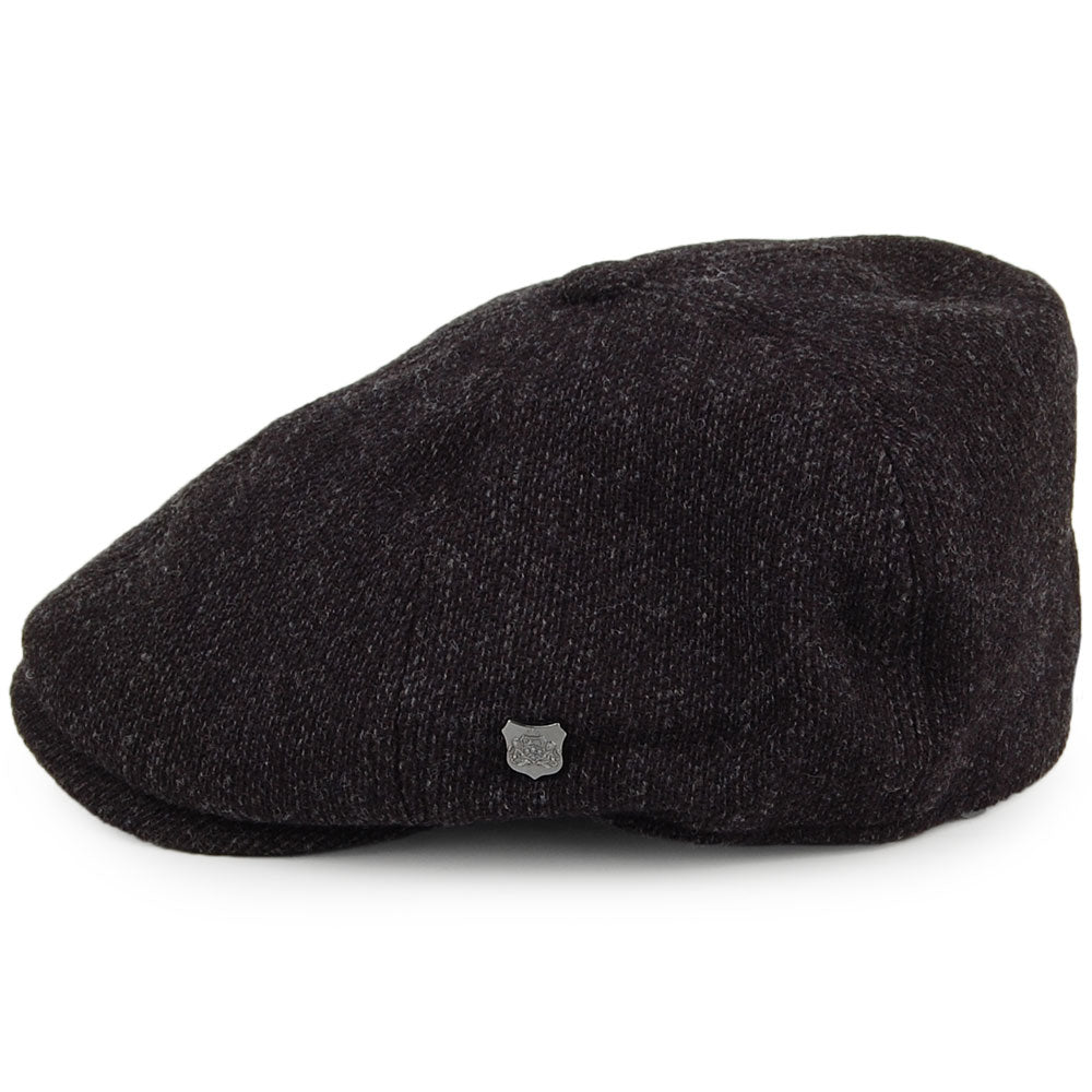 Gorra Newsboy Hudson de astracán merino de Failsworth - Antracita