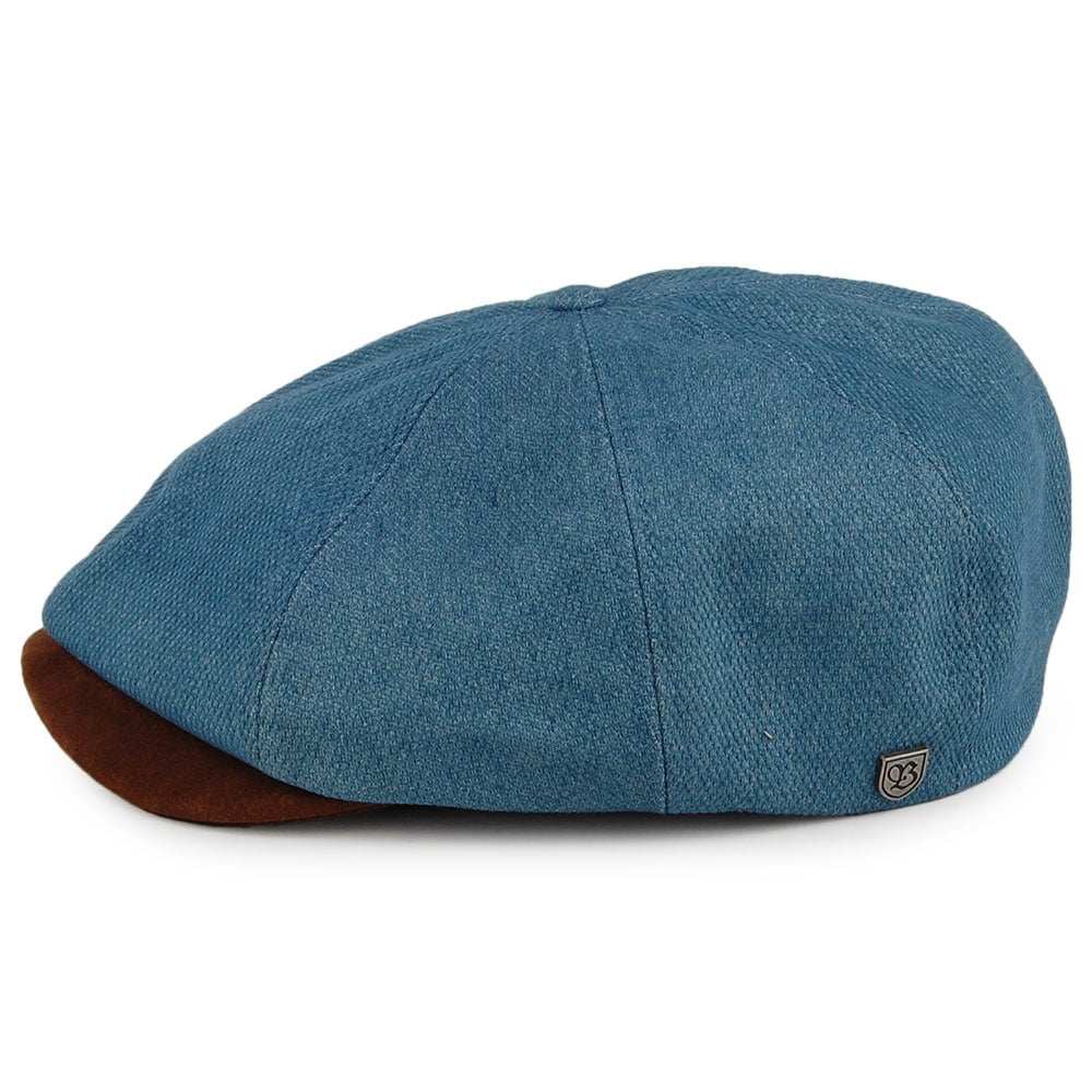 Gorra Newsboy Brood de Brixton - Azul-Marrón