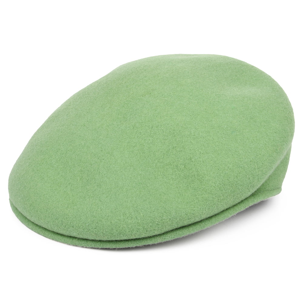 Gorra plana 504 de lana de Kangol - Verde