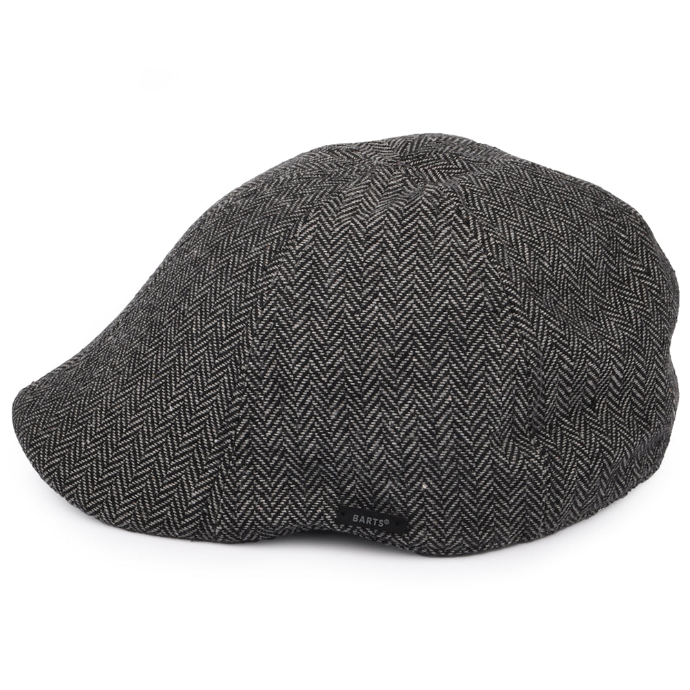 Gorra plana Mr. Mitchell Ornitorrinco diseño de espiga de Barts - Negro