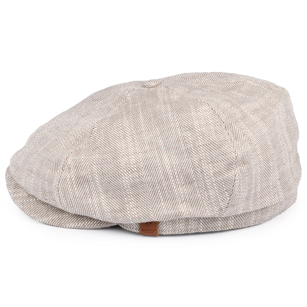 Gorra Newsboy Jamaica de algodón de Barts - Beige