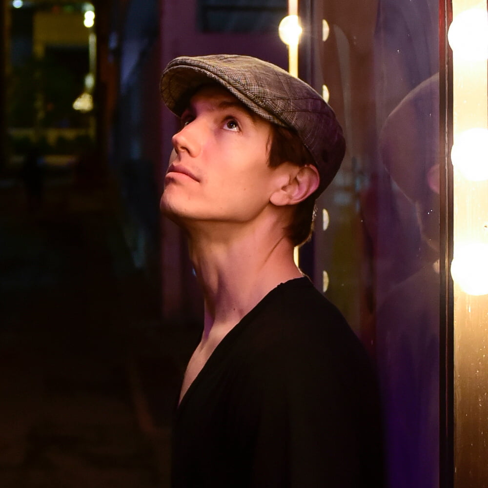 Gorra plana Burney de Bailey - Marrón