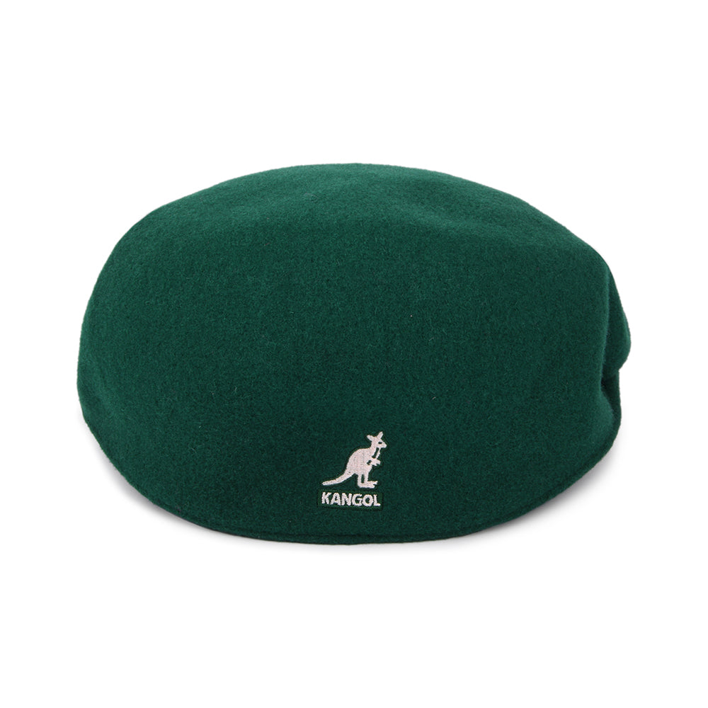 Gorra plana 504 de lana de Kangol - Verde Pino