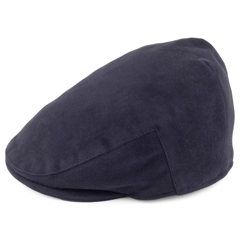 Gorra plana de tela suave de algodón de Christys Hats - Azul Marino