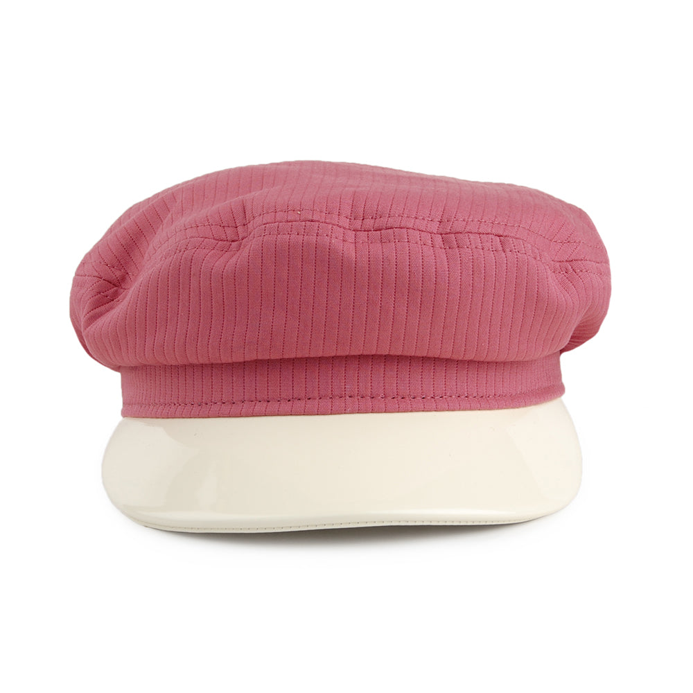 Gorra marinera Margot de Brixton - Rosa-Blanco
