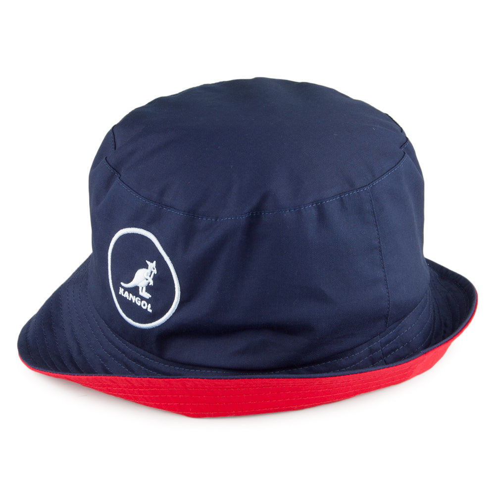Sombrero de pescador resistente al agua de algodón de Kangol - Azul Marino