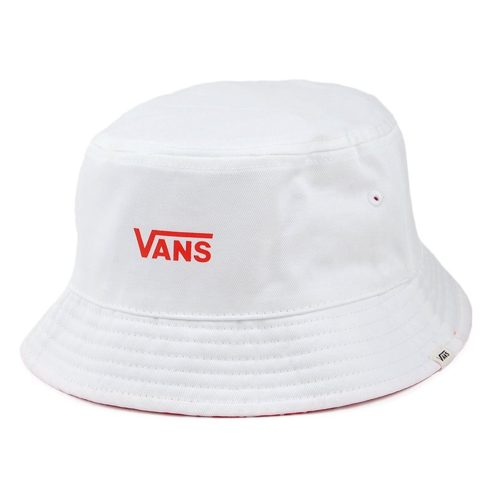 Sombrero de pescador Delux Hankley reversible de Vans - Rojo-Blanco