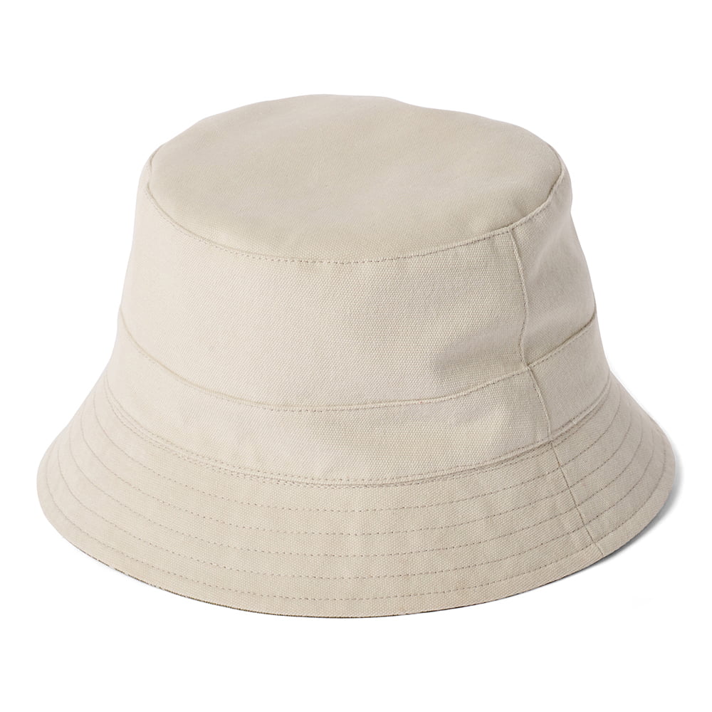 Sombrero de pescador reversible de algodón de Failsworth - Piedra
