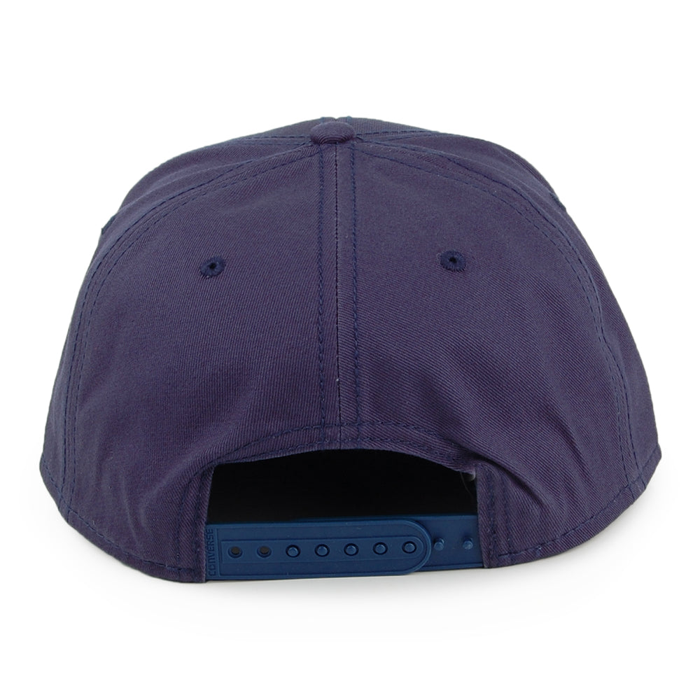 Gorra Snapback Core de sarga de algodón de Converse - Azul Marino