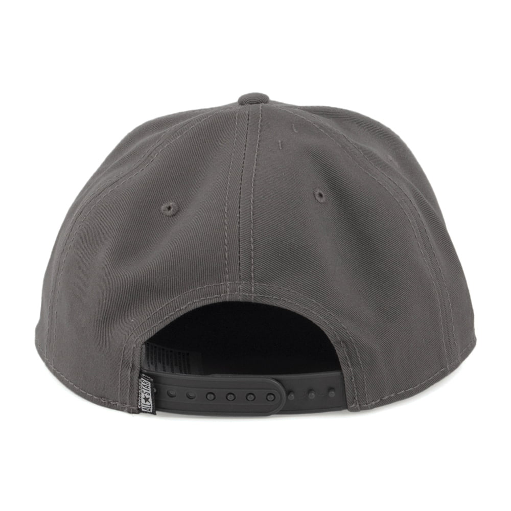 Gorra Snapback Core de sarga de algodón de Converse - Antracita