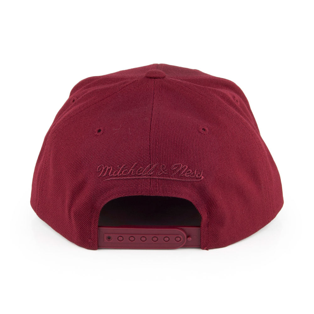 Gorra Snapback Vice Script Solid Cleveland Cavaliers de Mitchell & Ness-Burdeos