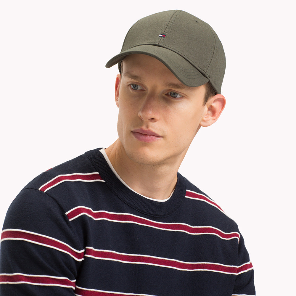 Gorra de béisbol clásica de Tommy Hilfiger - Oliva