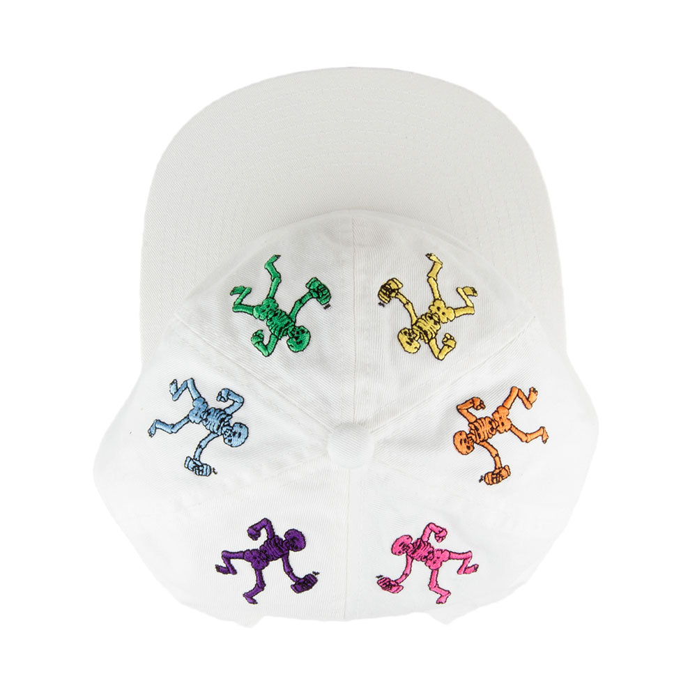 Gorra Snapback Owsley 6 paneles de HUF - Blanco