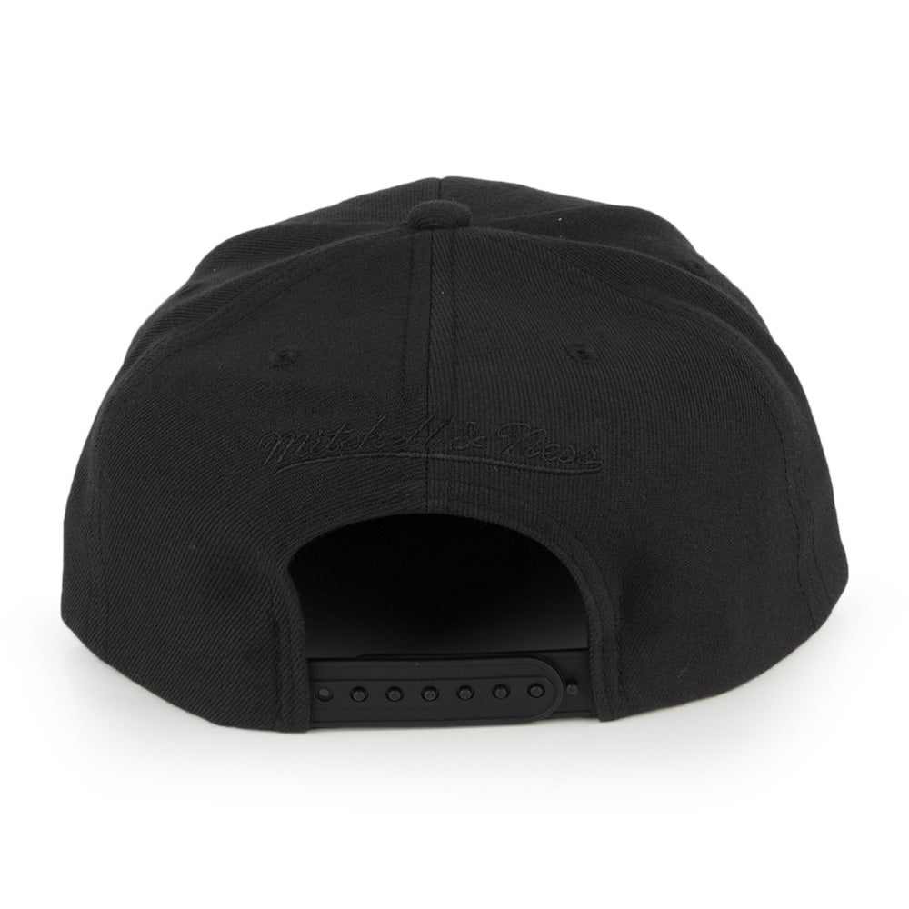 Gorra Snapback Box Logo de Mitchell & Ness - Negro