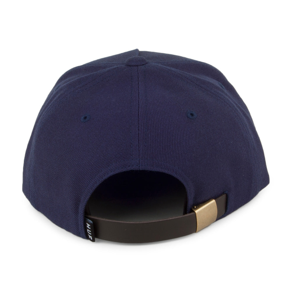 Gorra Metal H de HUF - Azul Marino