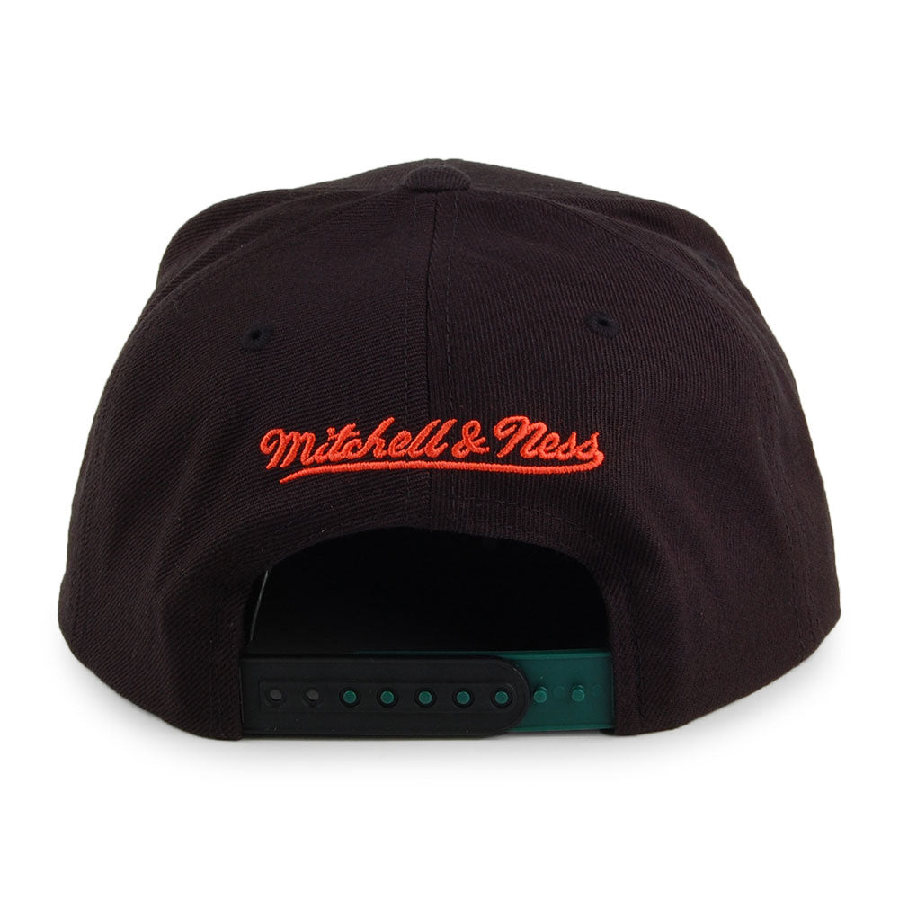 Gorra Snapback Blind New York Knicks de Mitchell & Ness - Negro-Camuflaje