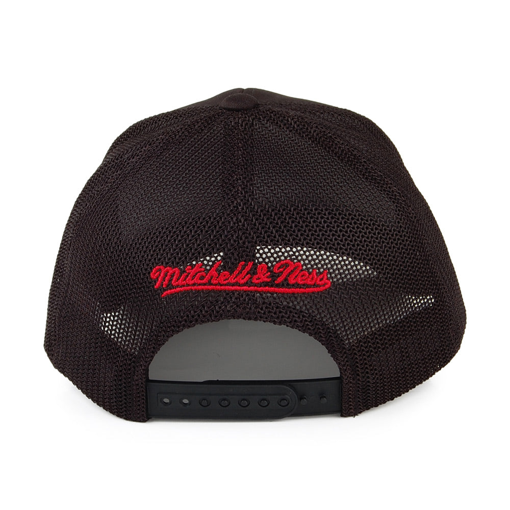 Gorra Trucker Vintage Jersey Houston Rockets de Mitchell & Ness - Negro