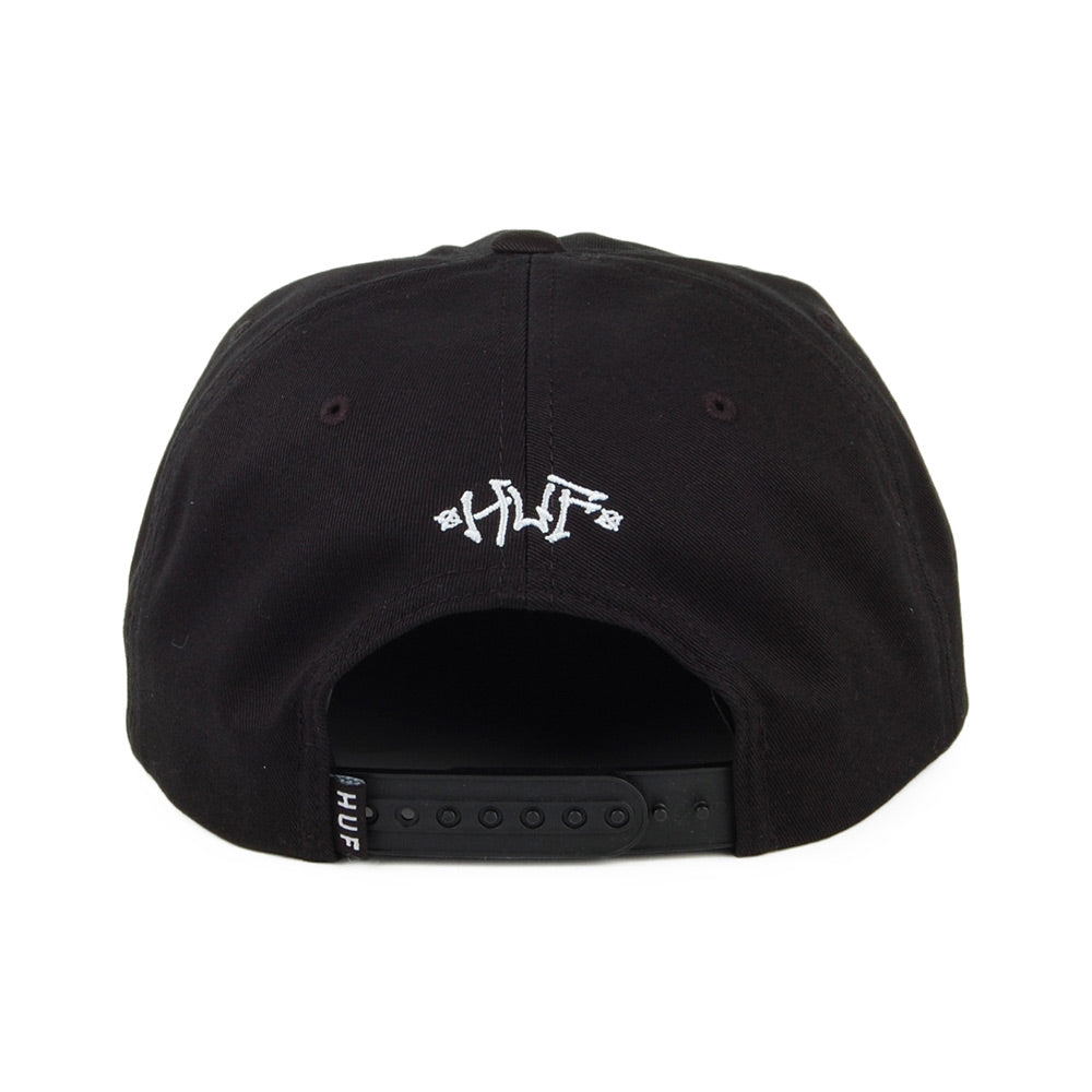 Gorra Snapback Bone Classic H de HUF - Negro