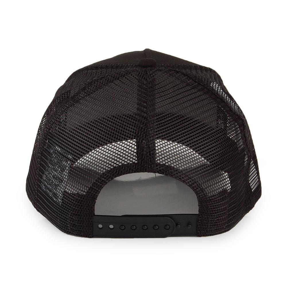 Gorra Trucker A-Frame Character Patch Iron Man de New Era - Negro
