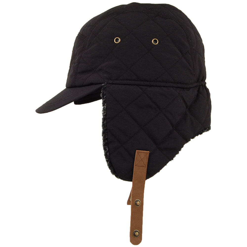 Gorra de béisbol Aspen con orejeras de Barts - Negro