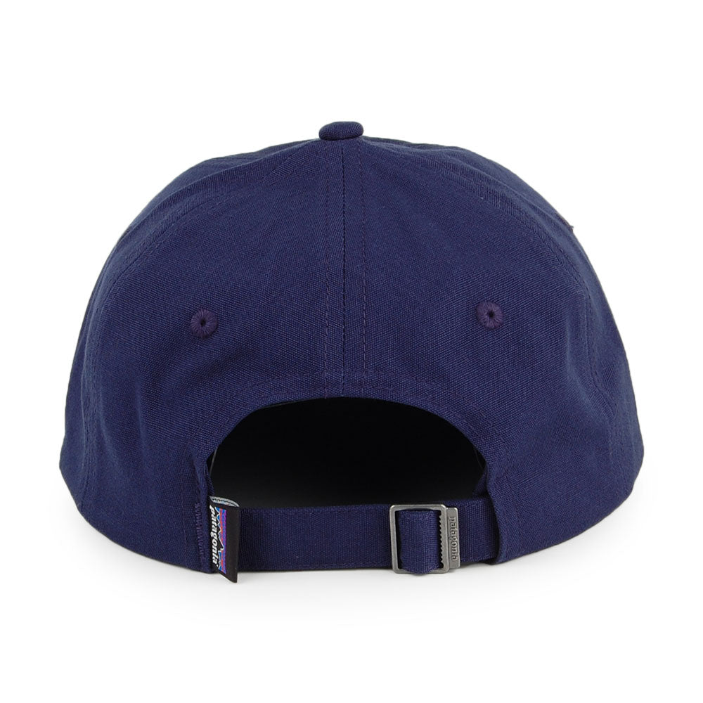 Gorra de béisbol P-6 Label LoPro Trad de algodón orgánico de Patagonia - Azul Marino